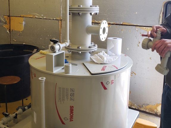 Sulphur Dioxide Re-Circulating Scrubber